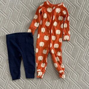 Hanna Andersson baby leggings and PJs